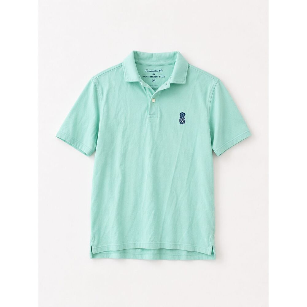 Chubbies Mint Green Polo Shirt | Men's Medium